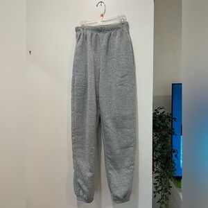 Gray sweatpants
